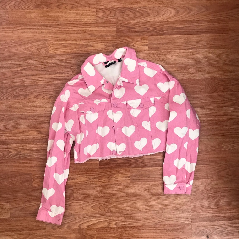 Lazy oaf all my heart denim jacket